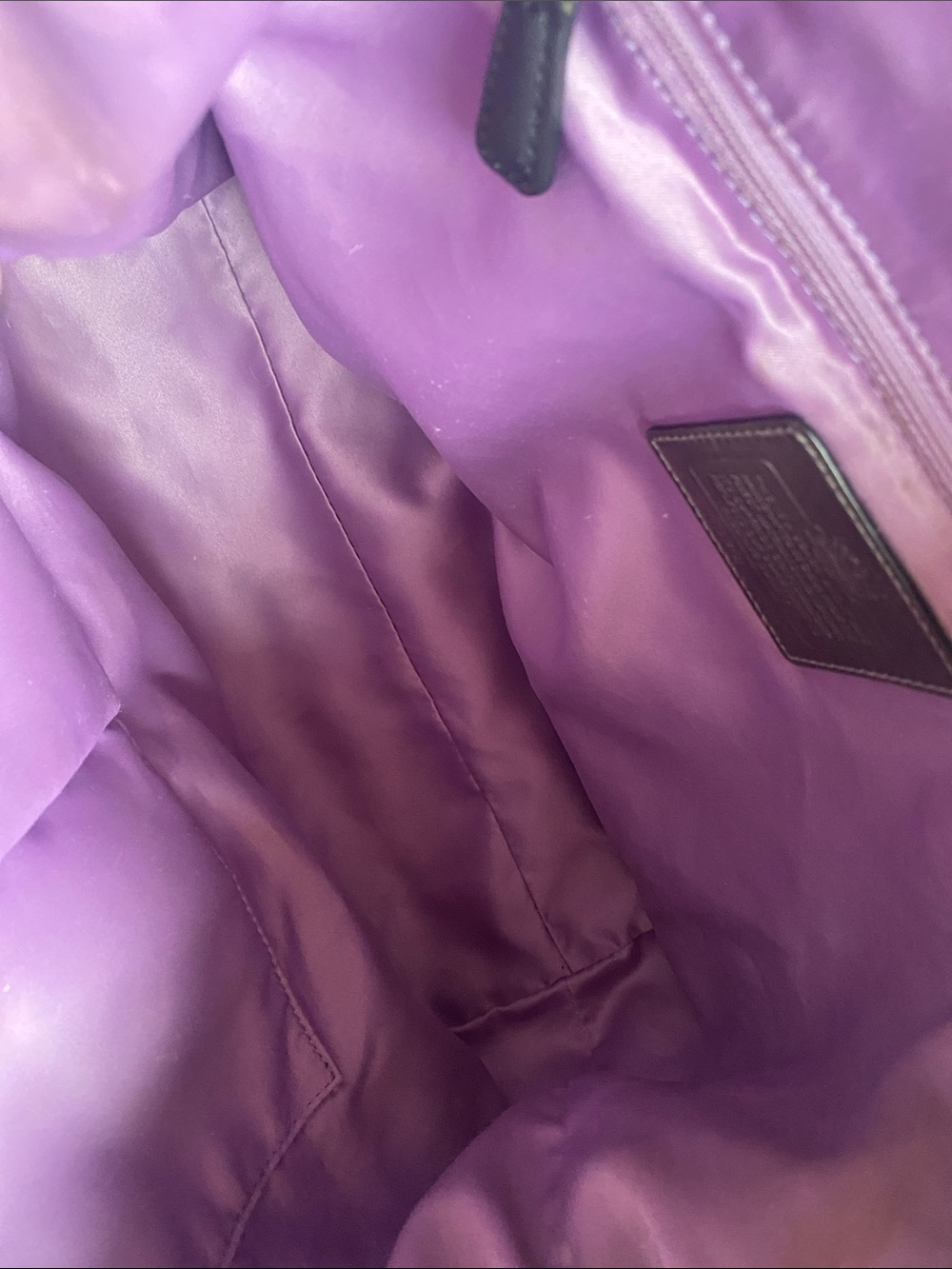 Coach Black Signature Jacquard Tote with Leather Accents -Y2K- non-smoker - Picture 16 of 16